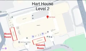 Hart House room map