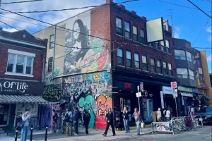 Street scene in Kensington Market