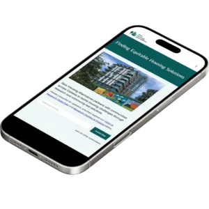 Website on mobile phone